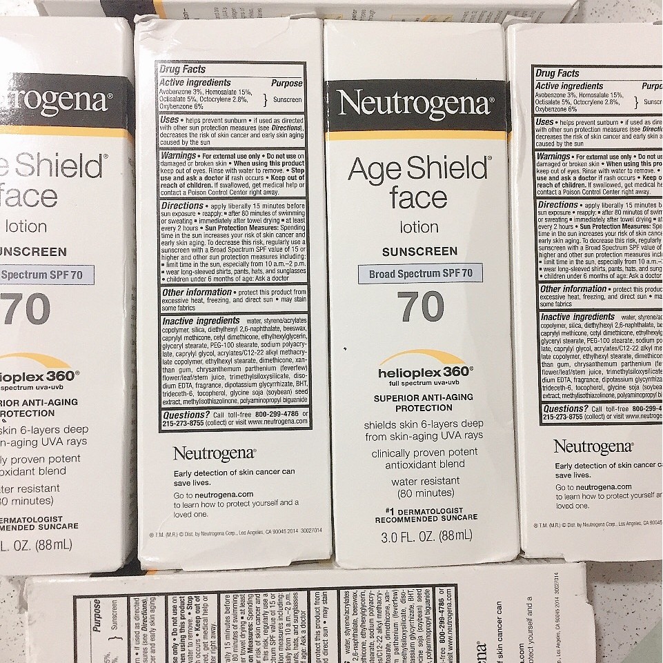 Kem chống nắng chống lão hoá Neutrogena Age Shield Face SPF70