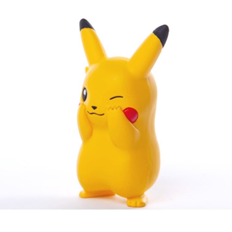 Mô hình chú chuột điện nhắm mắt cười Pikachu smile #3 Standard Size của Takara TOMY