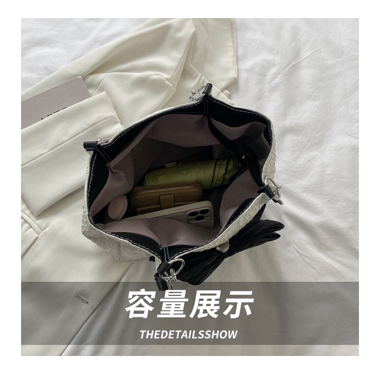 Túi Xách tote Cỡ Lớn Đính Nơ Xinh Xắn