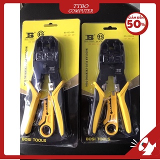 Kìm bấm mạng bosi tools vàng kìm xuyên thấu kìm mạng xanh giá rẻ chất lượng tốt ttbo computer