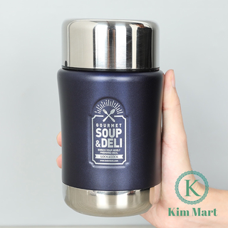 Hộp đựng thức ăn giữ nhiệt Lock&Lock LHC8029NVY màu xanh 500ml
