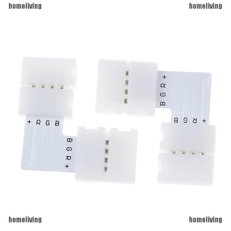 Bộ 5 Đầu Nối Dây Đèn LED 2 Pin Hình Chữ L