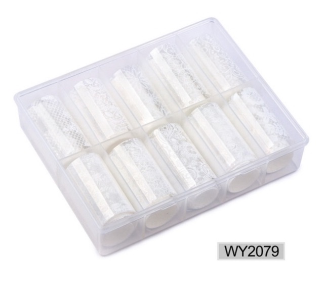 Set Foil dập- foil gel trang trí móng nail
