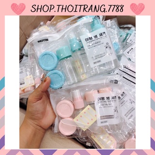 [ HÀNG LOẠI 1 ] BỘ CHIẾT MỸ PHẨM DU LỊCH 8 MÓN TIỆN ÍCH 88156