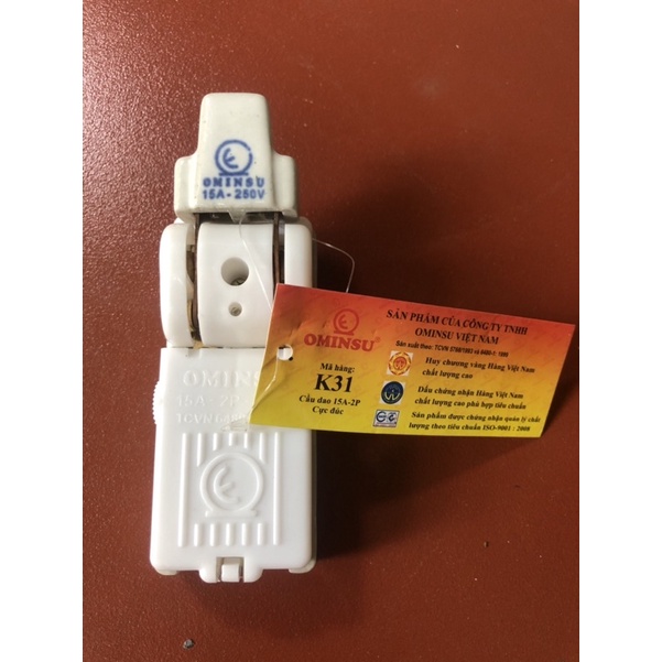 Cầu dao 2P cực đúc OMINSU 15A/ 20A/ 30A/60A