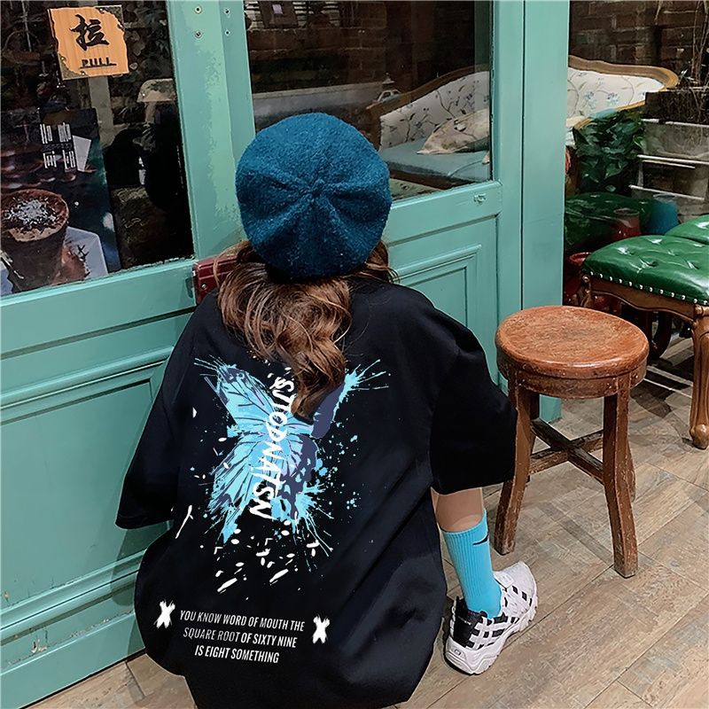 Áo thun tay lỡ nam nữ, áo phông shop cossi unisex form rộng chất cotton in hình HAPPY | BigBuy360 - bigbuy360.vn