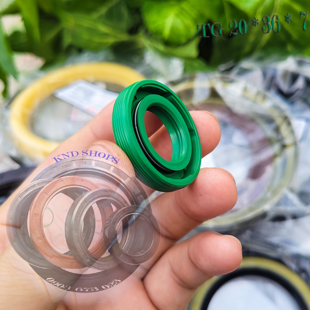 Phốt chặn dầu  nhông hộp giảm tốc Janite TG 20*36*7, Phớt chặn dầu dẫn động trục bơm bánh răng | KND Shops