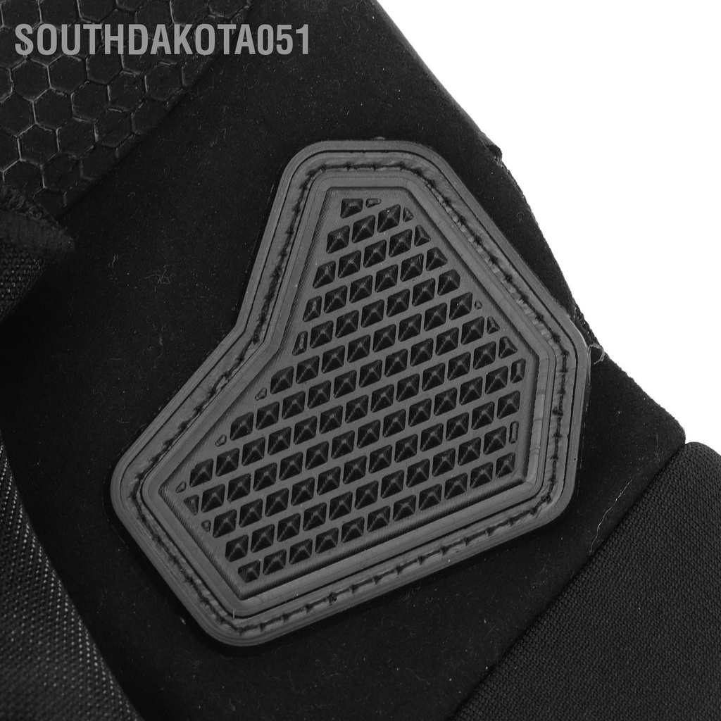 Southdakota051 2 cái Găng tay đi xe đạp Màu đen Thoáng khí Nửa ngón Nylon có thể điều chỉnh được công thái học cho ngoài trời Một kích thước