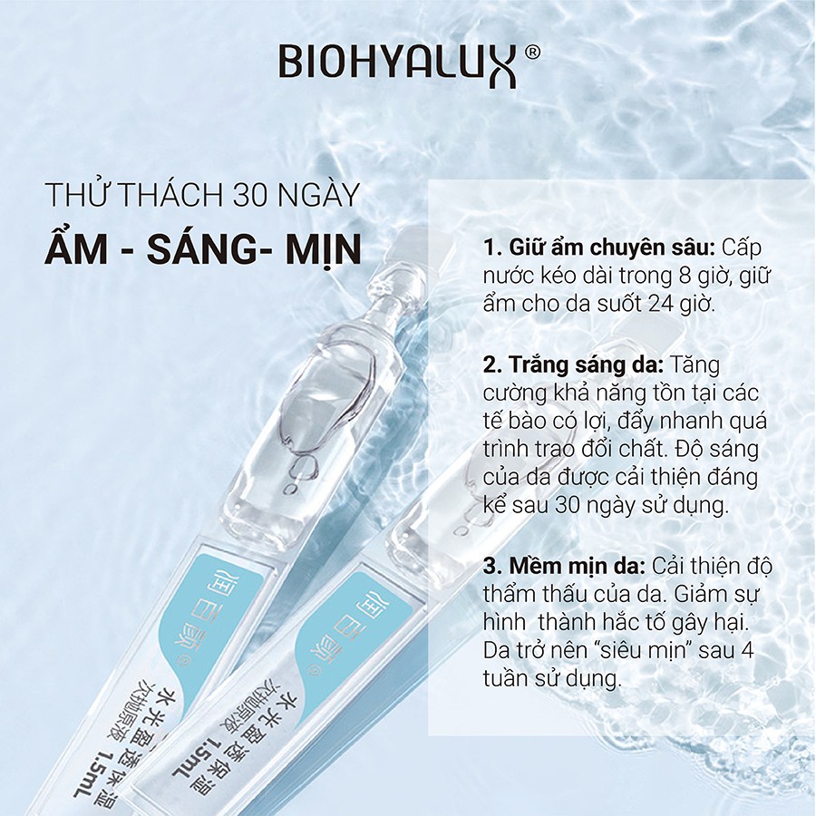 Serum Cấp Nước Dưỡng Ẩm Và Sáng Da BIOHYALUX