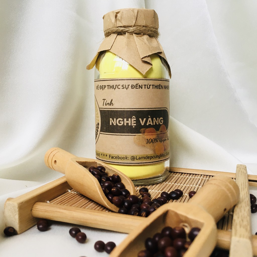 Bột Tinh Nghệ Vàng thiên nhiên đắp mặt nạ nguyên chất 100ml (70g)