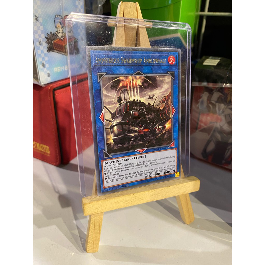 Lá bài thẻ bài Yugioh Amphibious Swarmship Amblowhale – Rare - Tặng bọc bài nhựa bảo quản