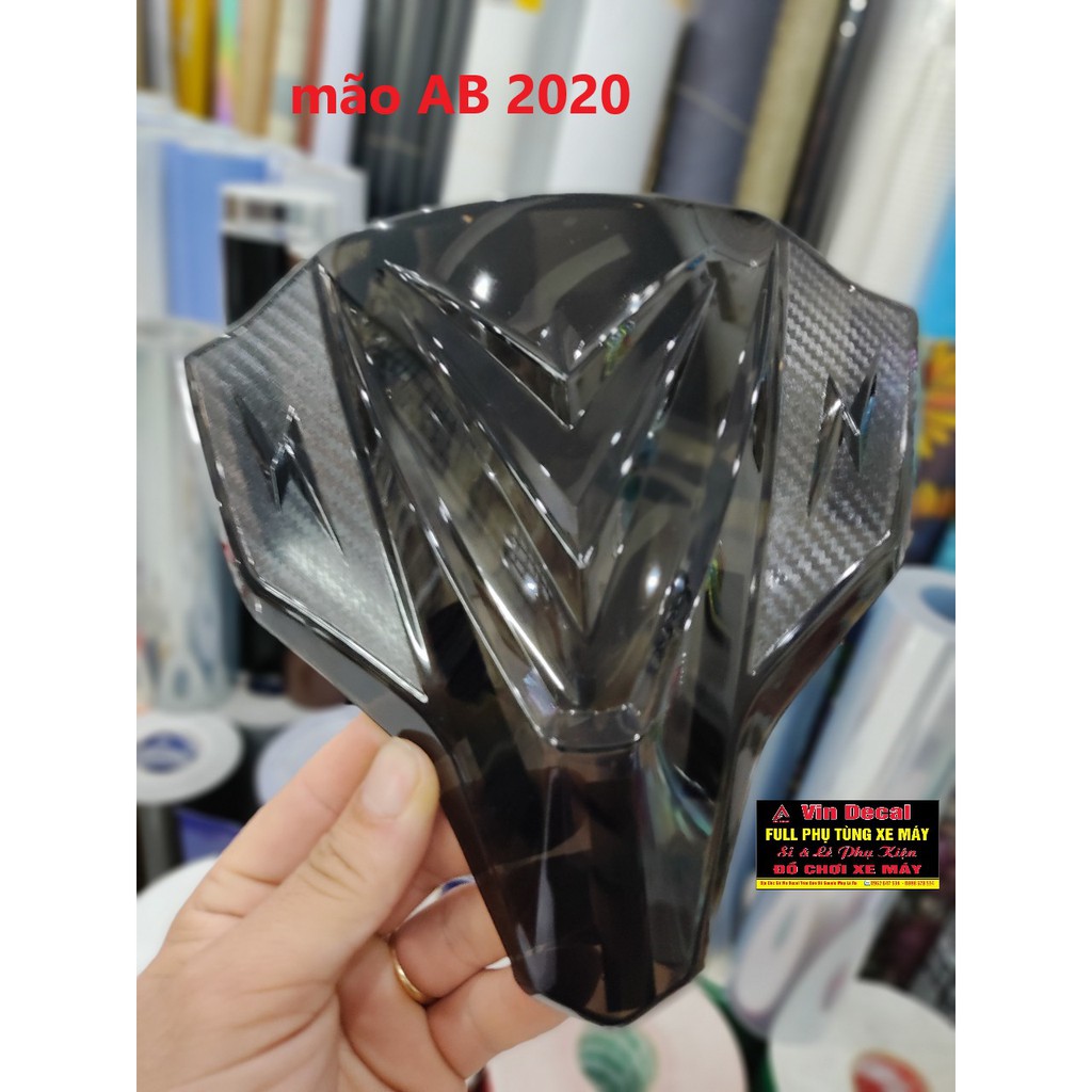 Ốp Đầu AB 2020 AirBlade 2020 125 màu khói chê cho nhiều loại xe