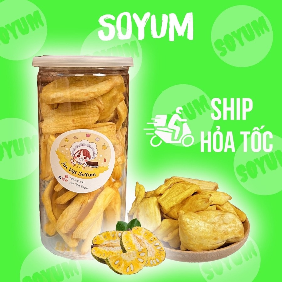 Mít thái sấy 200g Soyum, ăn vặt Hà Nội vừa ngon vừa rẻ