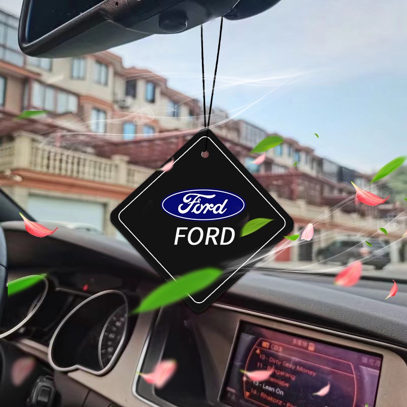 1 Dây Treo Nước Hoa In Logo Sáng Tạo Cho Xe Hơi Ford ST FOCUS 2 3 Mondeo Fiesta Kuga MK2 MK3 MK4