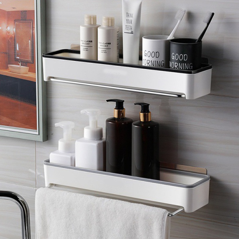 Giá Treo Khăn Gắn Tường Kèm Thanh Nối Dài Tiện Dụng Cho Nhà Bếp / Phòng Tắm