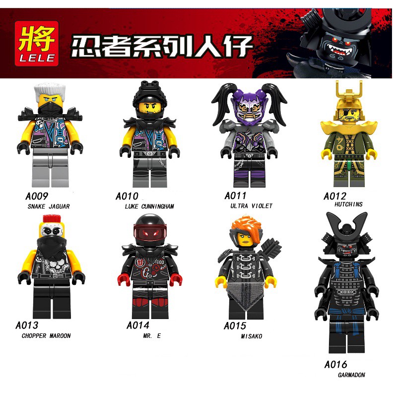 Minifigures Các Nhân Vật Ninja A009 A010 A011 A012 A013 A01