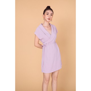 Đầm suông vai chồm 20Again DXA2071