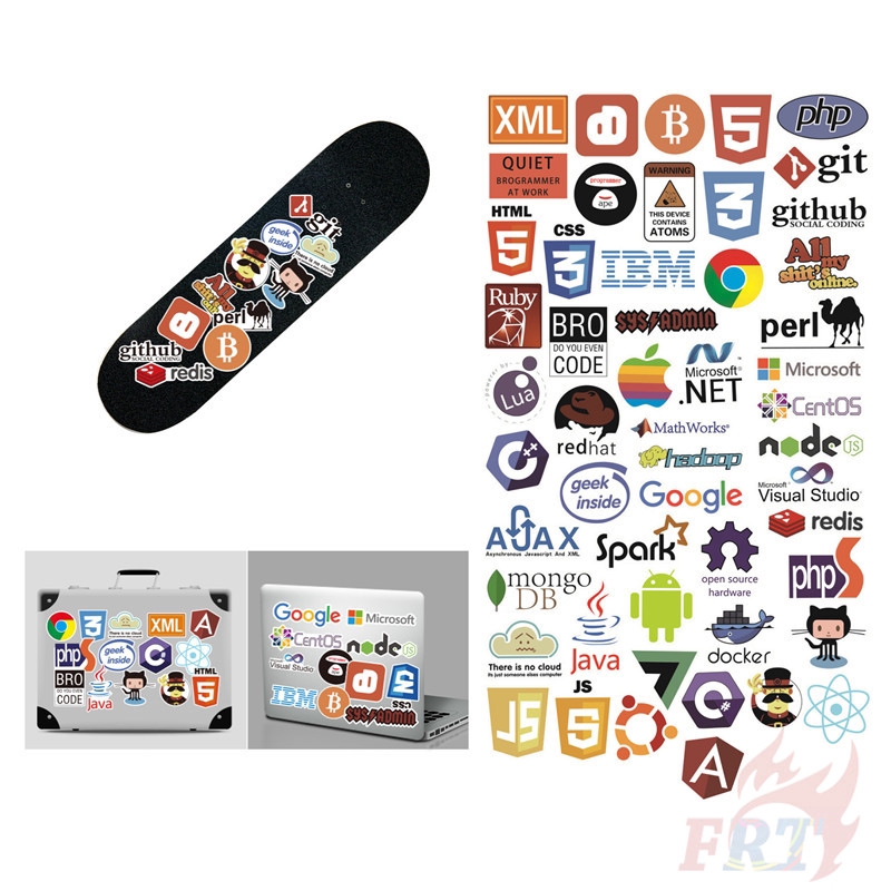 ❉ JAVA Web Program Series 02 - Open Source Solution Provider Stickers ❉ 50Pcs/Set Hip-hop Punk Programmer DIY Fashion Mixed Luggage Laptop Skateboard Doodle Decals Stickers