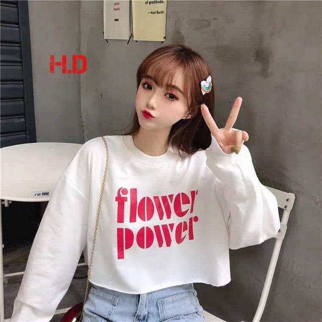 Áo croptop Flower Power HDA0919