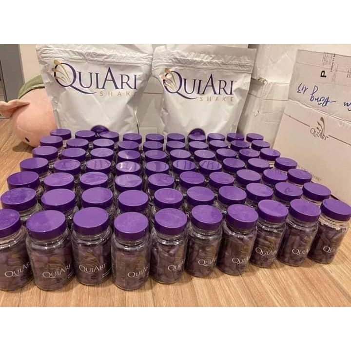 Bộ Quiari giảm cân gồm bột Quiari Shake 950g và một lọ Quiari Energy 60 viên