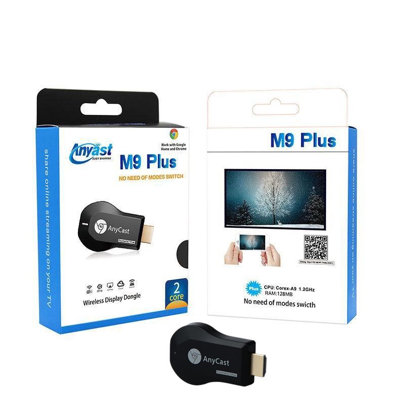 ANYCAST M9 Plus kết nối siêu nhanh hỗ trợ giao diện HDMI TV DLNA Airplay Miracast cho iPhone/iPad/MacBook/Android