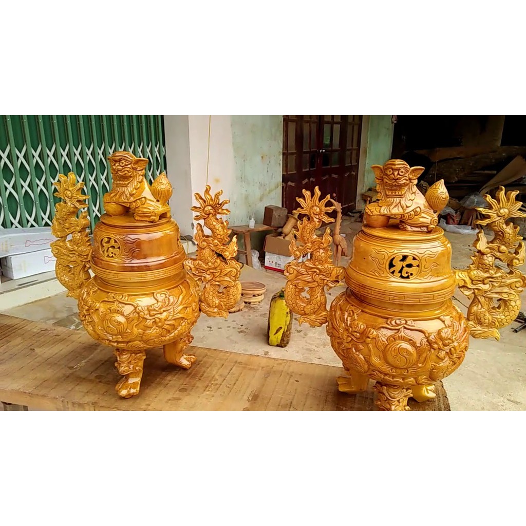 đỉnh gỗ mít 50cm