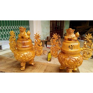 đỉnh gỗ mít 50cm