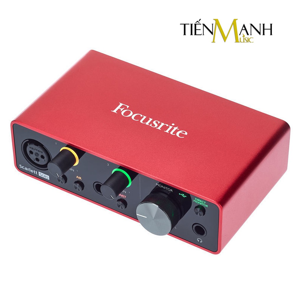 [Tặng Cable 3m] Focusrite Scarlett Solo Gen 3 Sound Card Âm Thanh - Focus USB Audio SoundCard (3rd - Gen3)