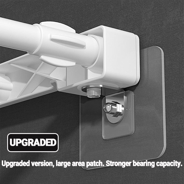 Miếng dán móc đỡ kệ không dấu không cần khoan lỗ cho tủ quần áo