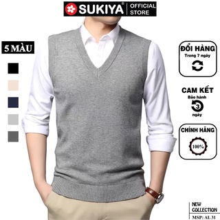 Áo Len Ghile Nam SUKIYA Chất Len Lông Cừu Mềm Mịn Hàng Cao Cấp AL31