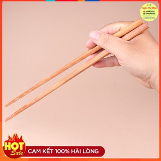 [Siêu sale] Bộ 2 chiếc  đũa gỗ dài chiên thức ăn chống bỏng cao cấp
