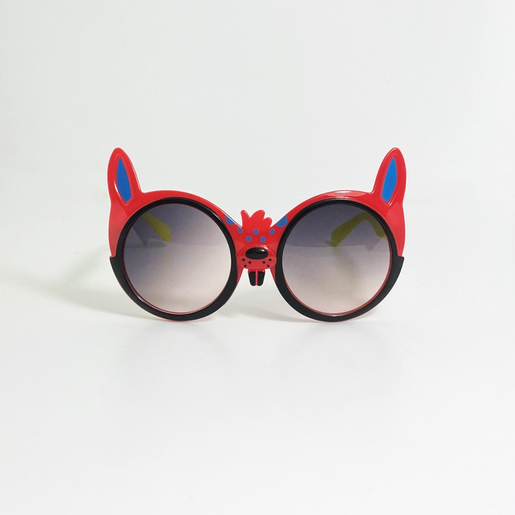 Kính mát trẻ em thời trang gọng nhựa JJ61024 kiểu dáng ngộ nghĩnh, tròng kính chống tia UV cho bé từ 2 đến 7 tuổi