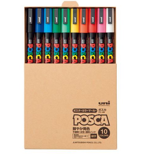 Bộ bút marker Posca, các loại 3M/5M