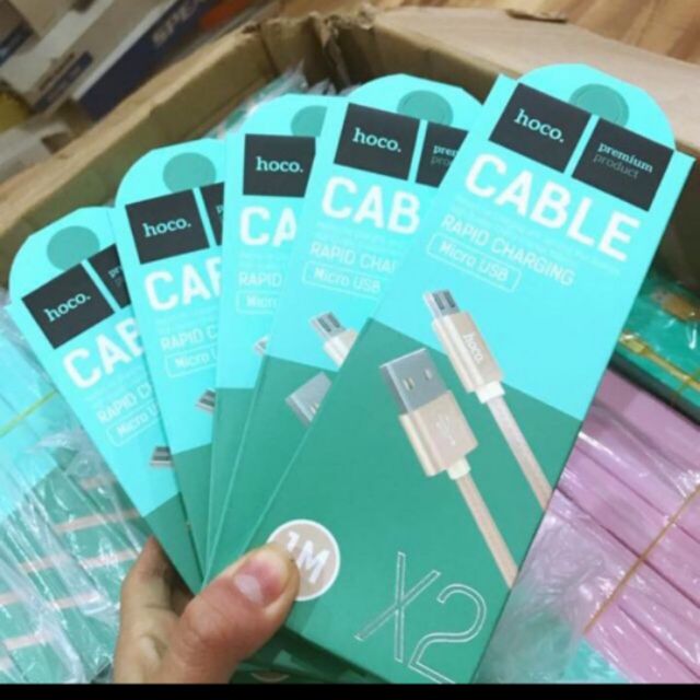 Cáp sạc Hoco X2 dành cho - Micro chống đứt bảo hành 2 tháng