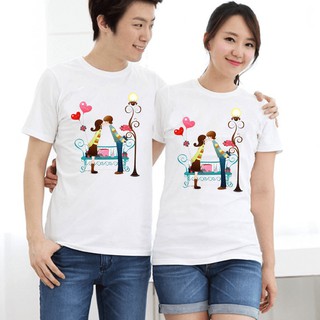 Áo đôi áo cặp đẹp thun cotton co giãn 4 chiều đủ màu đủ size