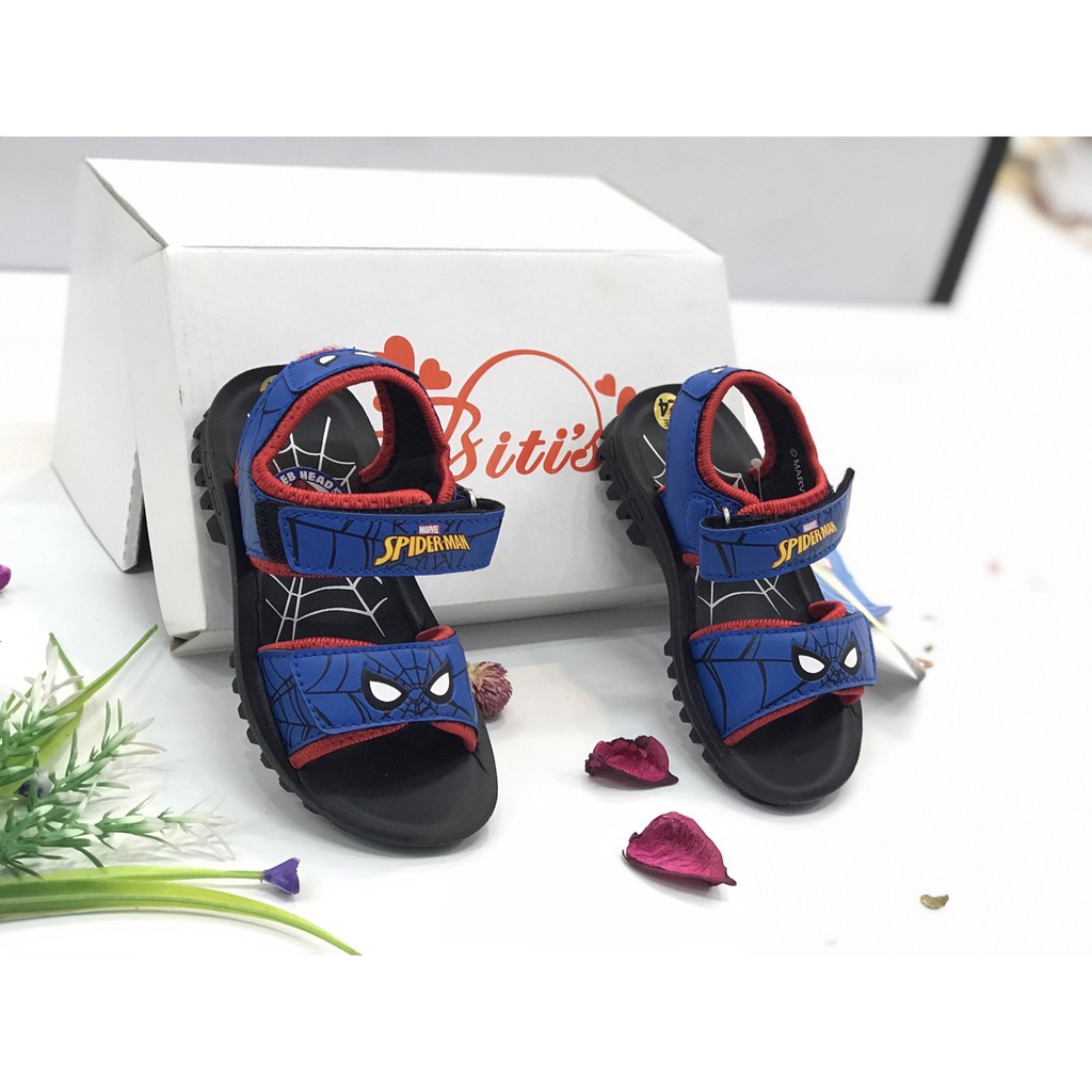 Sandal bé trai BlTIS 28-37 ❤️FREESHIP❤️ Dép quai hậu người nhện Spiderman đế siêu nhẹ DPB056211