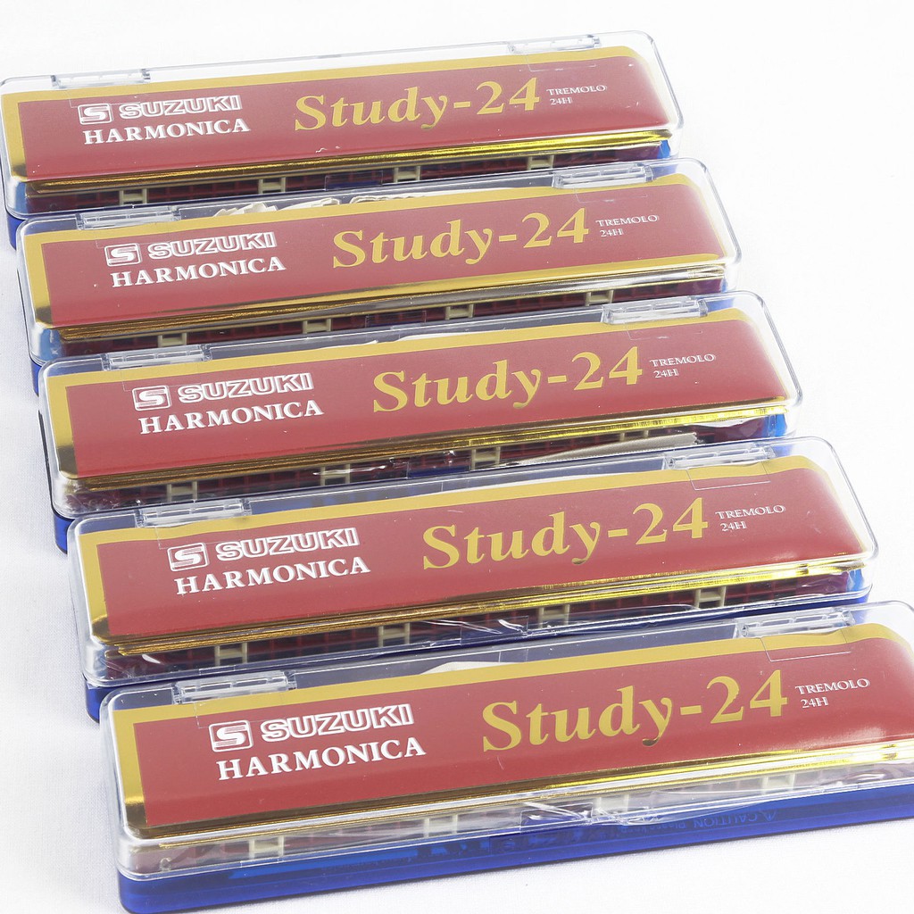 Kèn harmonica tremolo Suzuki Study 24 key C