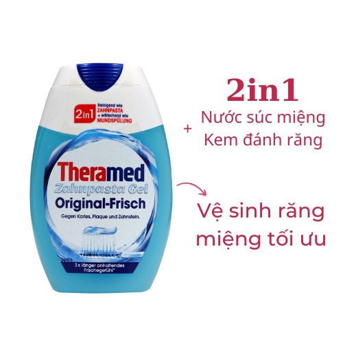Kem đánh răng trắng răng Theramed của Đức - Shop Mecici