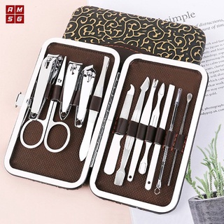 Bộ Dụng Cụ Bấm Móng - Bộ Cắt Móng Tay Không Gỉ 12 Món