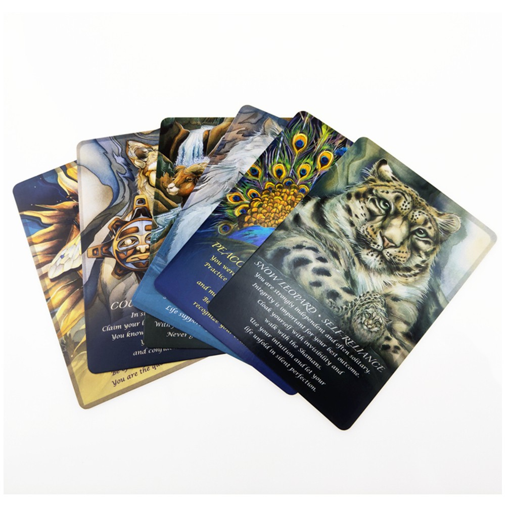 Set 52 Thẻ Bài Tarot Spirits Of The Animal Oracle Dành Cho Người Lớn Và Trẻ Em