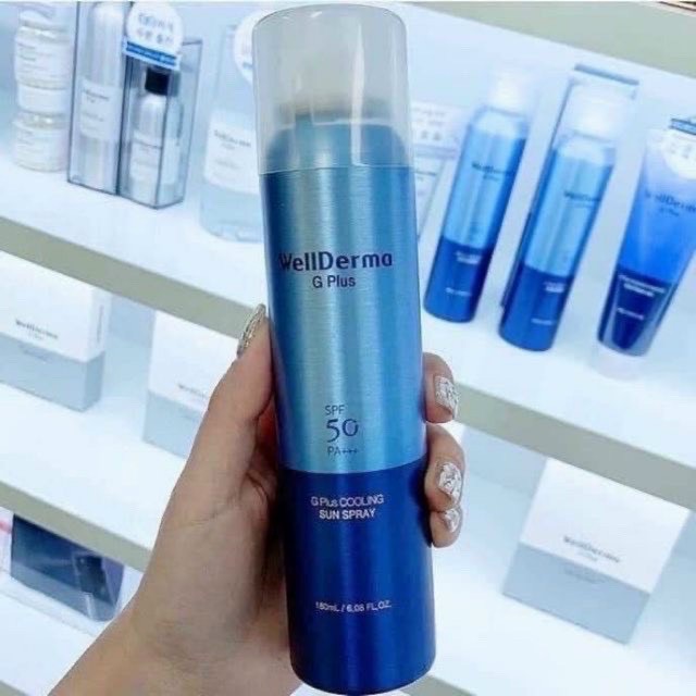 XỊT CHỐNG NẮNG WELL DERMA MÁT LẠNH 180ml