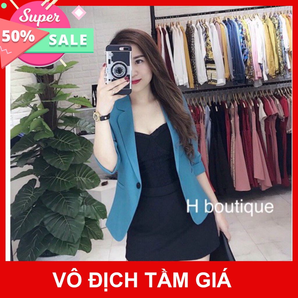 Áo Vest nữ công sở Vest nữ Hàn Quốc thời trang Fashion tay lỡ chất liệu cao cấp đủ màu