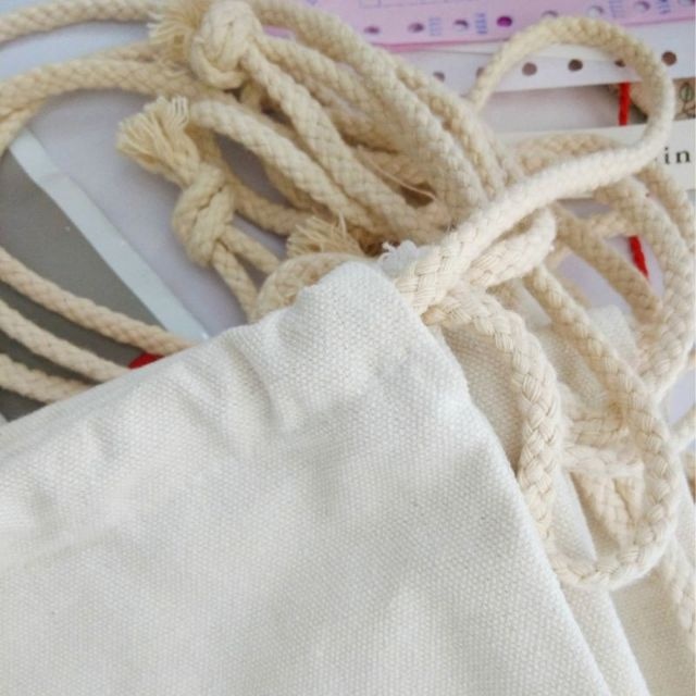 Balo dây rút vải, túi đi học giá rẻ chất liệu vải canvas, vải bố, giá rẻ họa tiết Dreamcatcher