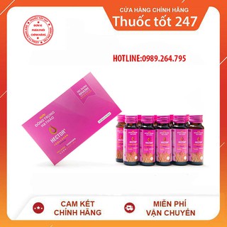  ✅Nước Đông Trùng Hạ Thảo Hector Collagen Hộp 10 Chai Hector Cordyceps Collagen