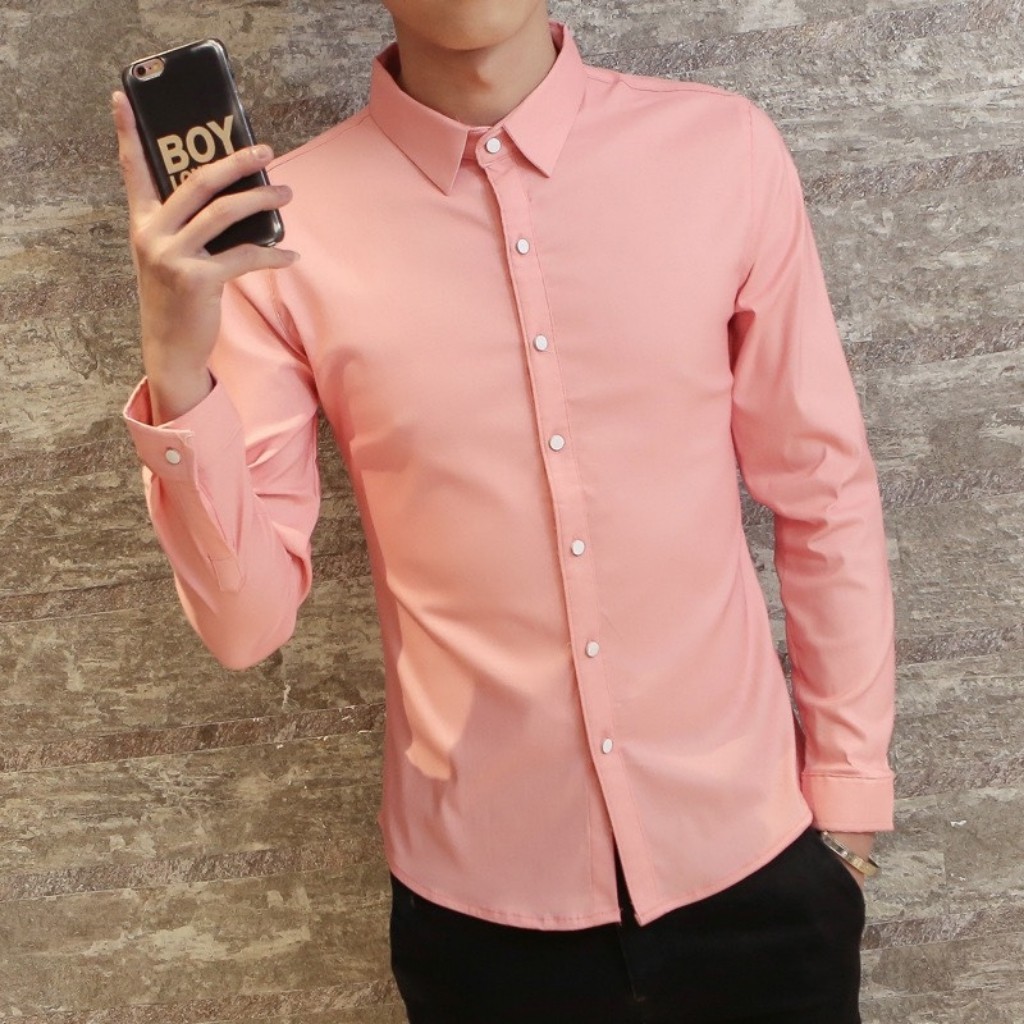 Áo sơ mi nam dài tay, sơ mi trắng nam công sở lụa đẹp hàn quốc cao cấp form rộng. | BigBuy360 - bigbuy360.vn