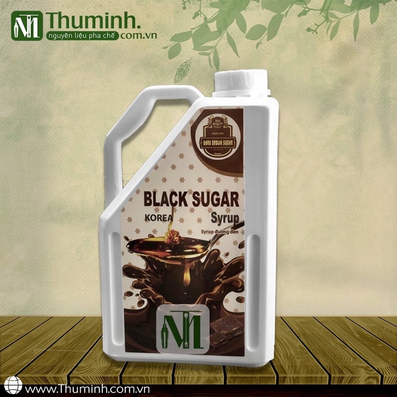 Syrup Đường Đen Hàn Quốc Black Sugar Can 2.5kg