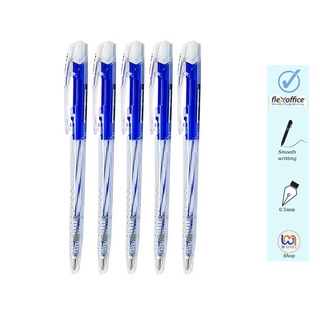 Bút bi thiên long flexoffice fo-039, hộp bút 20 cây