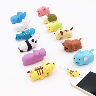 Nút gắn bảo vệ dây cáp sạc điện thoại GADO chất liệu silicone hình thú hoạt hình