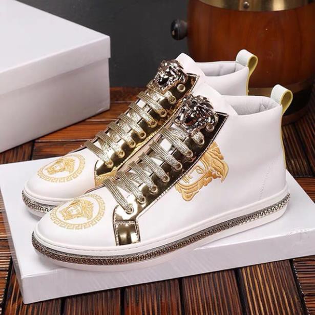 FALE SALE (Video) Siêu phẩm giày da vesax cao cổ đế khoá dây kim tuyến vàng Có Sẵn ⚡ CHẤT sịn : new L > ₛ * : ! ¹ * | BigBuy360 - bigbuy360.vn