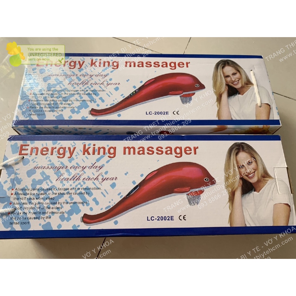 Máy massage cầm tay cá heo Dolphin điện tử chính hãng